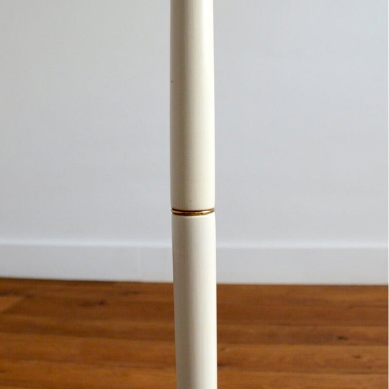 Image 1 of Valet de chambre vintage avec boîte à bijoux en bois et laiton, années 1960