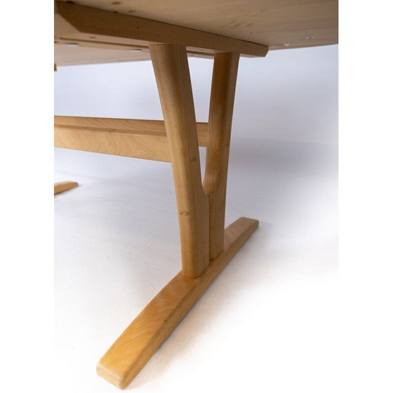 Image 1 of Table basse vintage en hêtre par Skovby, Danemark 1960