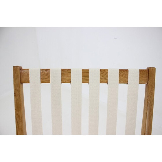 Image 1 of Fauteuil vintage en bois de chêne par Jan Vaněk, Tchécoslovaquie 1970