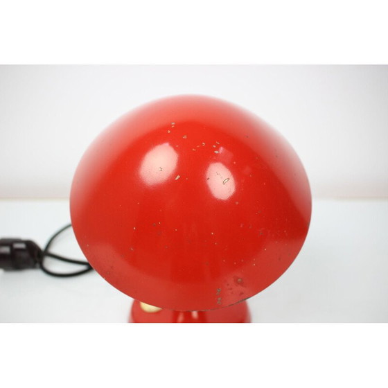 Image 1 of Lampe de table bauhaus vintage en métal laqué, Tchécoslovaquie 1930