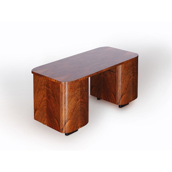 Image 1 of Bureau chromé vintage Art Déco tchèque H - 178 par Jindrich Halabala pour Up Zavody