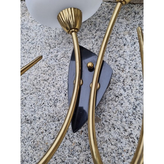 Image 1 of Lampe murale double vintage par Maison Arlus, 1950