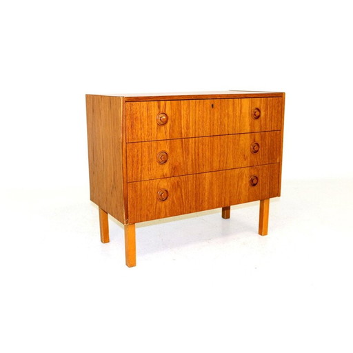 Commode scandinave en teck, Suède 1960
