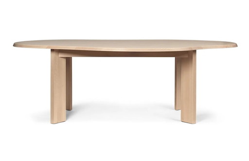 Ferm Living - Tarn Table à manger 220Cm - Hêtre huilé blanc