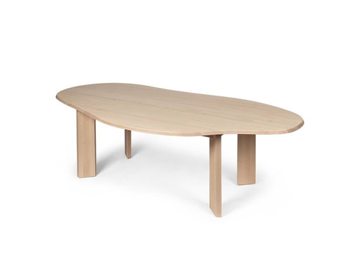 Ferm Living - Tarn Table à manger 220Cm - Hêtre huilé blanc