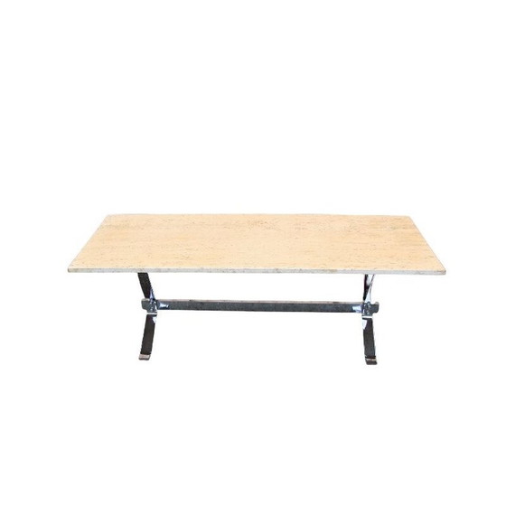 Image 1 of Banc vintage en travertin, 1970