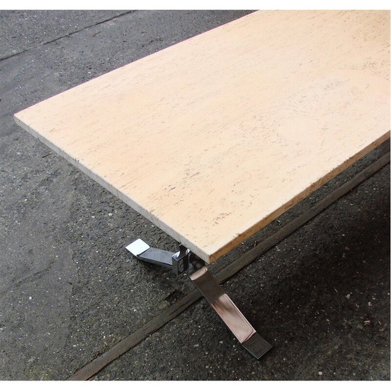 Image 1 of Banc vintage en travertin, 1970