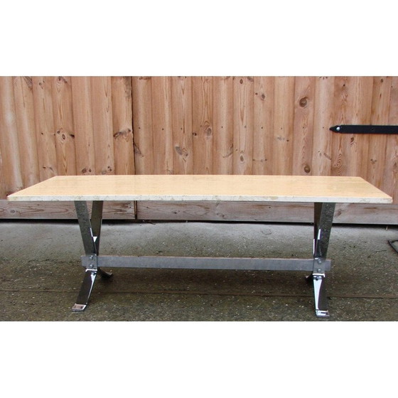 Image 1 of Banc vintage en travertin, 1970