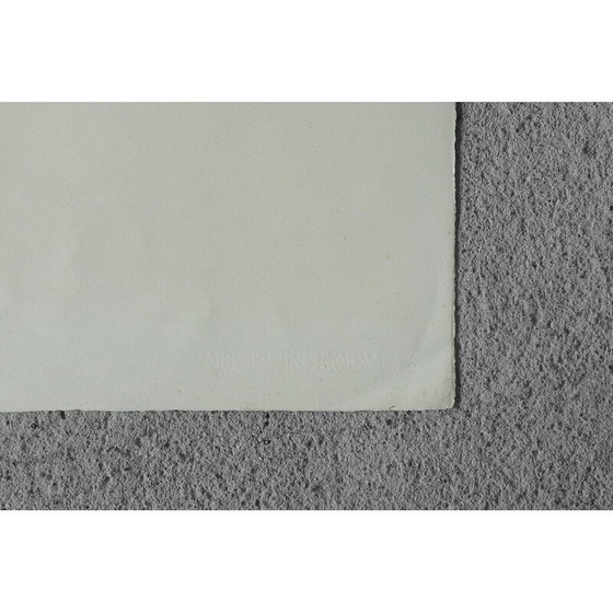Image 1 of Lithographie vintage de René Genis, 1970