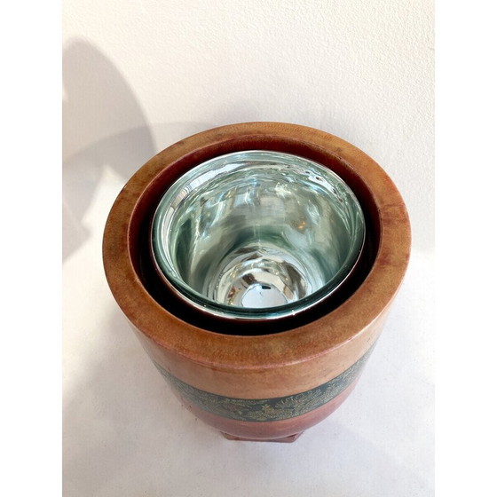 Image 1 of Seau à glace du milieu du siècle par Aldo Tura, Italie, années 1960