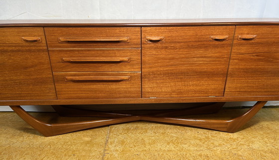 Image 1 of Mid Century Retro Vintage Sideboards By Beithcraft 60's Scandinavian Design Val Rossi