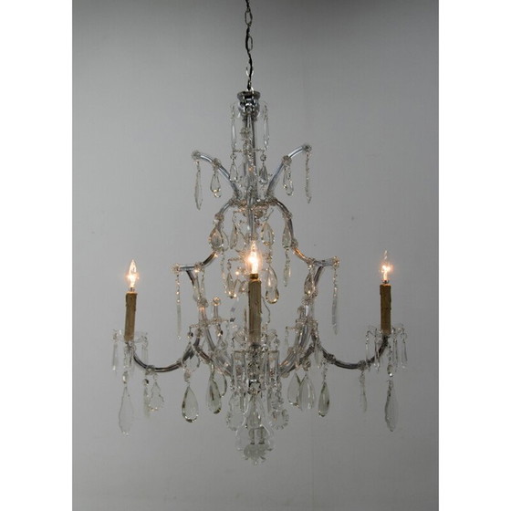 Image 1 of Lustre vintage en cristal de Marie-Thérèse, Autriche 1900