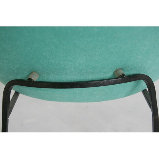 Image 1 of Fauteuil vintage turquoise, 1950