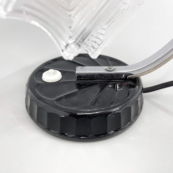 Image 1 of Lampe de table vintage en métal et céramique, Tchécoslovaquie 1960