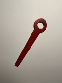 Clé à écrou laquée rouge Gispen 4050 | 5350 | 6350 Panama Rietveld