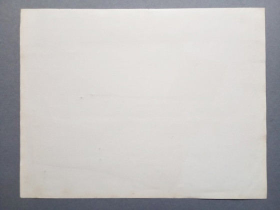 Image 1 of Pablo Picasso 'Pipe Et Verre Sur Une Table' Collage cubiste, Lithographie originale 1914