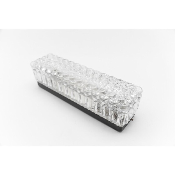 Image 1 of Plafonnier vintage en verre émaillé et métal, 1960