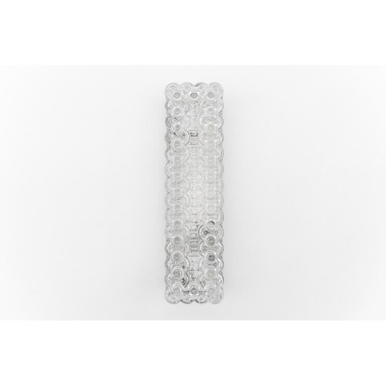 Image 1 of Plafonnier vintage en verre émaillé et métal, 1960