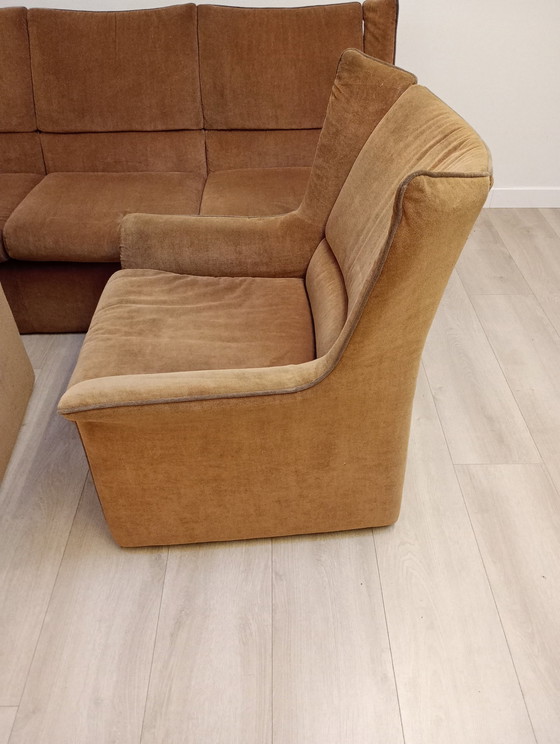 Image 1 of Canapé vintage 3 places, 2 fauteuils 1 place. Kauffeld