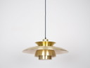 Lampe pendante vintage danoise des années 1980