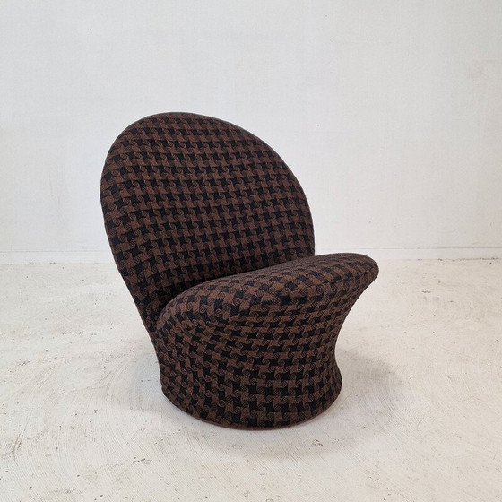 Image 1 of Chaise vintage modèle F572 en laine brune par Pierre Paulin pour Artifort, Pays-Bas 1967