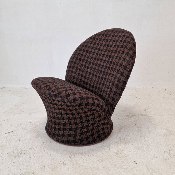 Image 1 of Chaise vintage modèle F572 en laine brune par Pierre Paulin pour Artifort, Pays-Bas 1967