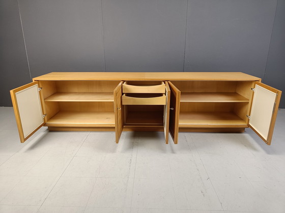 Image 1 of Buffet scandinave en rotin, 1970S