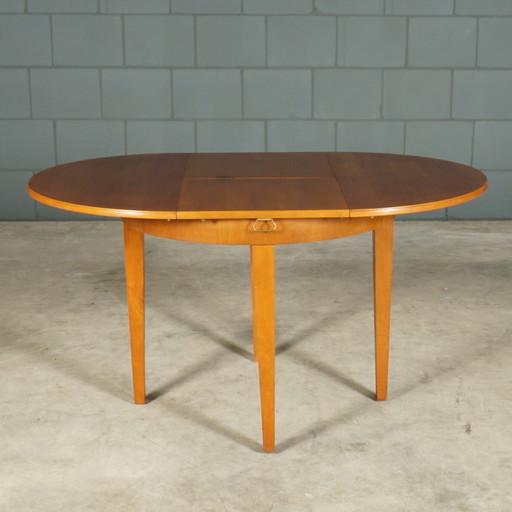 Table de salle à manger à rallonge - Teck - 1960s