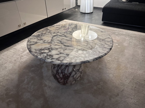 Image 1 of Table basse - Table basse Marbre Calacatta Viola