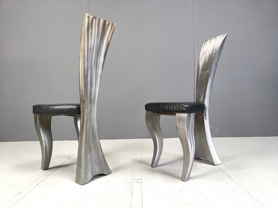 Image 1 of Ensemble de 10 chaises de salle à manger par Hans Kopla, 1990S