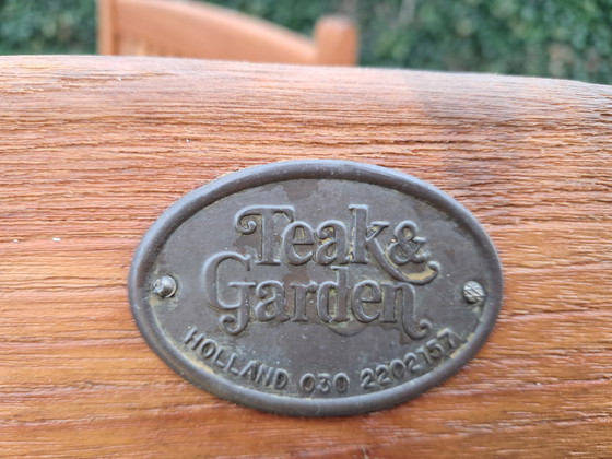 Image 1 of 2 chaises pliantes Teak & Garden