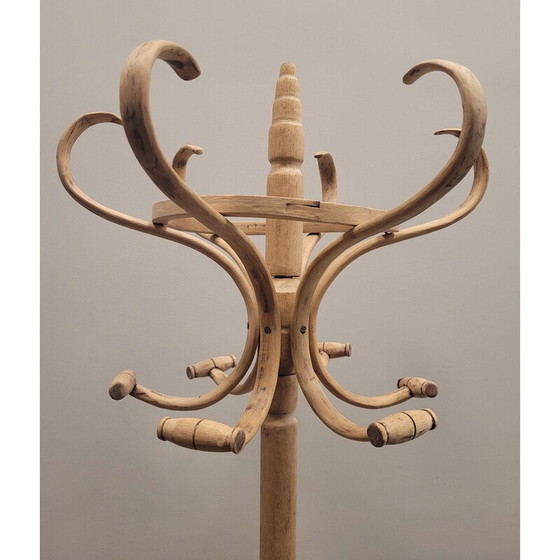 Image 1 of Porte-manteau vintage en hêtre pulvérisé pour Thonet