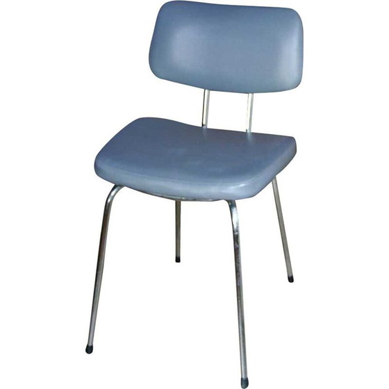 Image 1 of Chaise de ski et chrome vintage 1950s