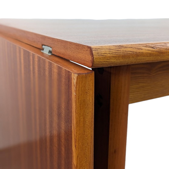 Image 1 of Mid Century Solid Wood Dining Table By Karel Vyčítal For Dřevotvar Jablonné