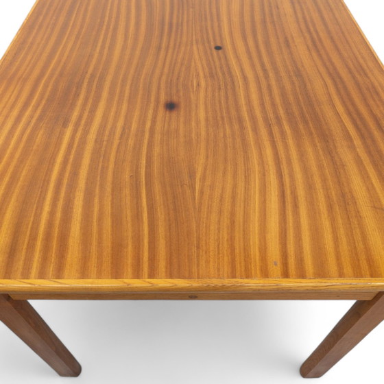 Image 1 of Mid Century Solid Wood Dining Table By Karel Vyčítal For Dřevotvar Jablonné