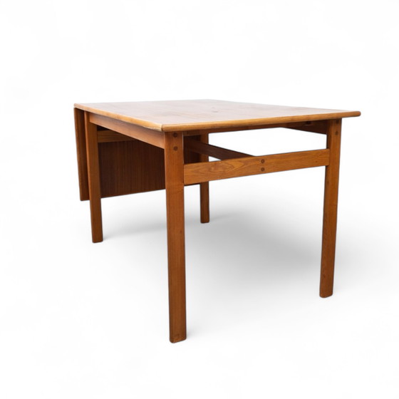 Image 1 of Mid Century Solid Wood Dining Table By Karel Vyčítal For Dřevotvar Jablonné