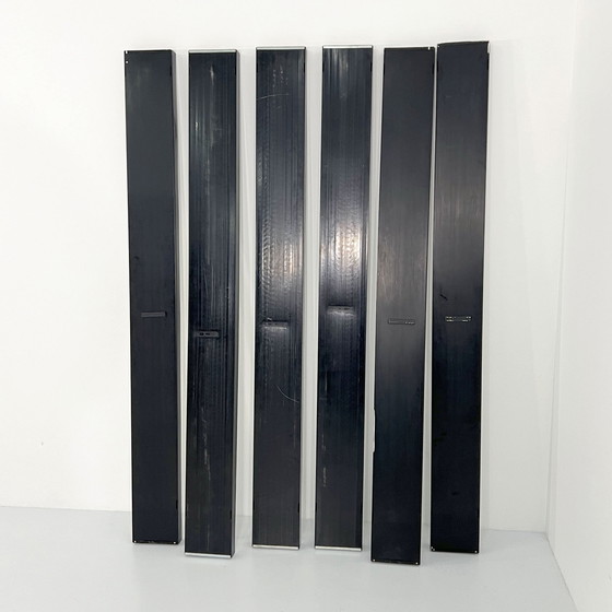 Image 1 of Ensemble de 6 miroirs et porte-manteaux Gronda par Luciano Bertoncini pour Elco, 1970S