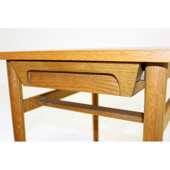 Image 1 of Table de chevet ou table d'appoint vintage en chêne, Suède années 1960