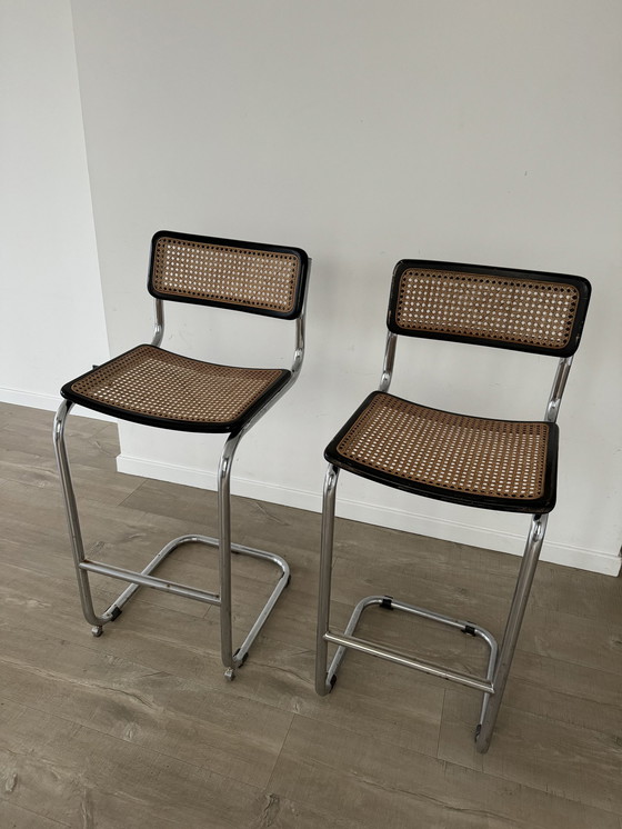 Image 1 of 2x sangle de tabouret de bar vintage