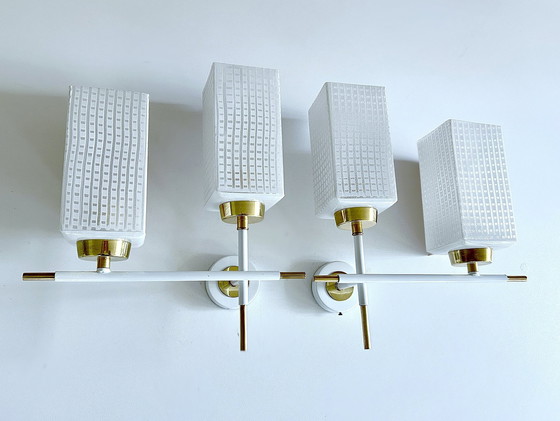 Image 1 of 2X Lampes murales vintage Architectonic