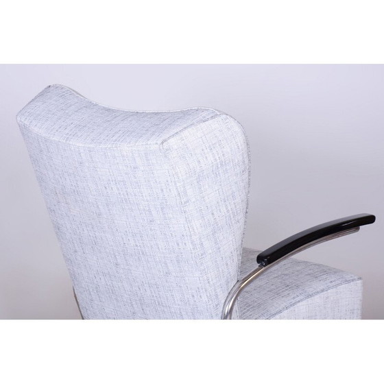 Image 1 of Fauteuil Bauhaus vintage en acier chromé pour Kovona, Allemagne 1930