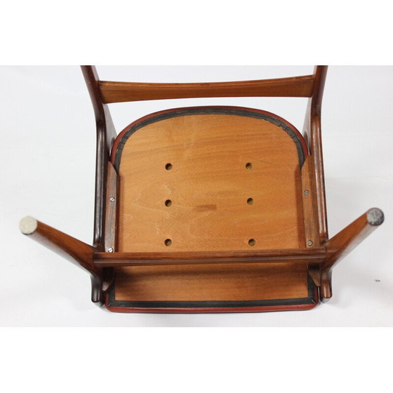 Image 1 of Ensemble de 6 chaises de salle à manger en bois de rose, design danois, années 1960