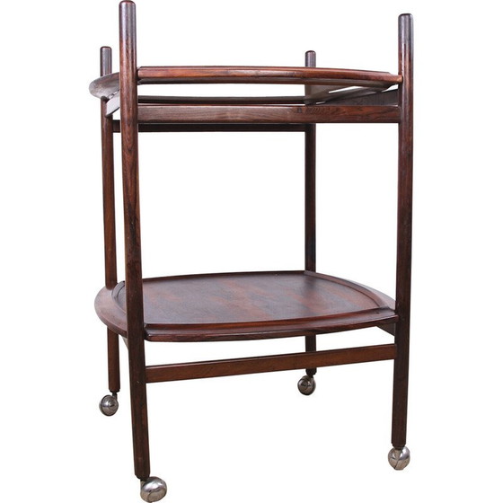 Image 1 of Table de service brésilienne vintage en palissandre et formica par Cantù Móveis pour Interiores Ltda, 1960
