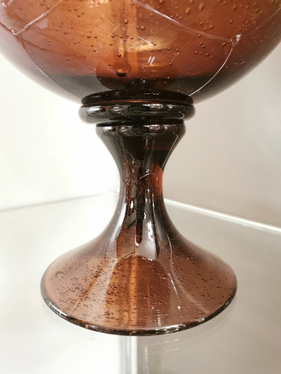 Image 1 of Grande Coupe "De Mariage" En Verre De Biot De 40Cm