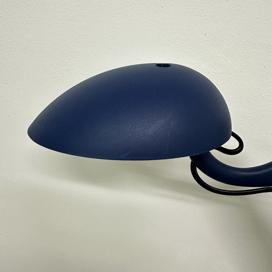 Image 1 of Lampe postmoderne bleu héron par Isao Hosoe pour Luxo, 1980's