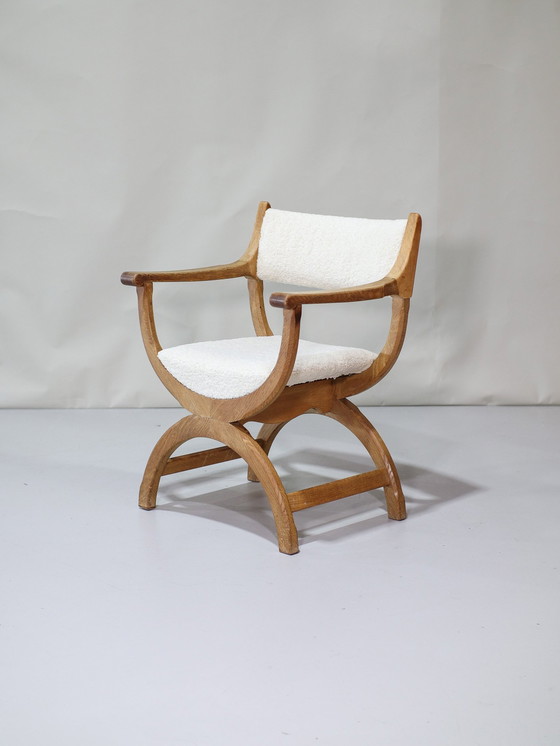 Image 1 of Fauteuil Henning Kjaernulf Kurul Chêne