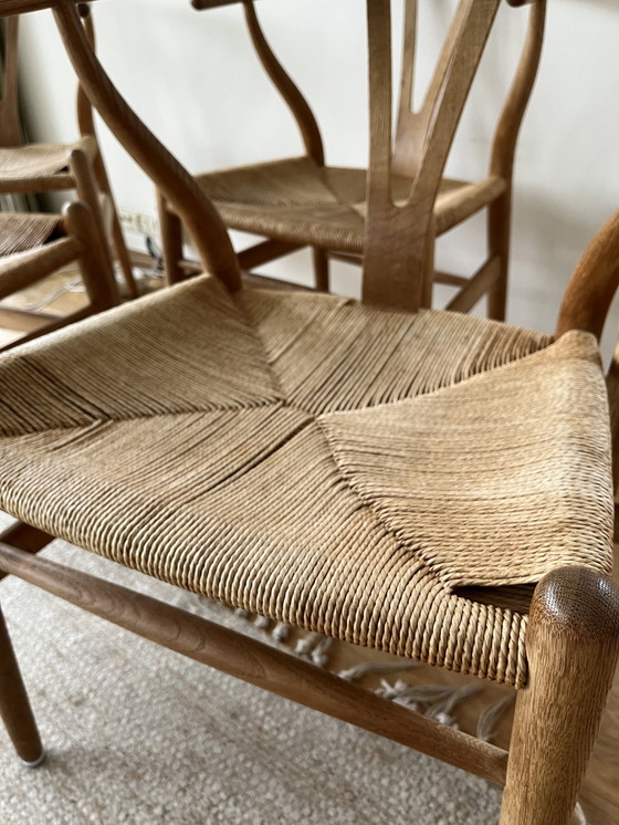 Image 1 of 5X Chaise Y Design danois par Carl Hansen