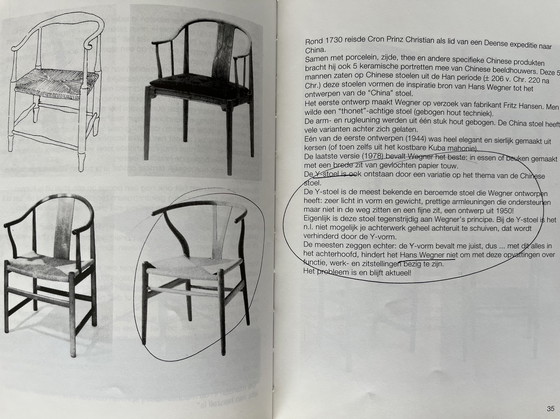 Image 1 of 5X Chaise Y Design danois par Carl Hansen