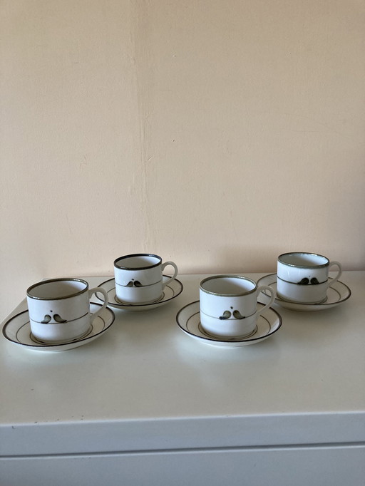 Set de 4 tasses à café Nordica From Rorstrand