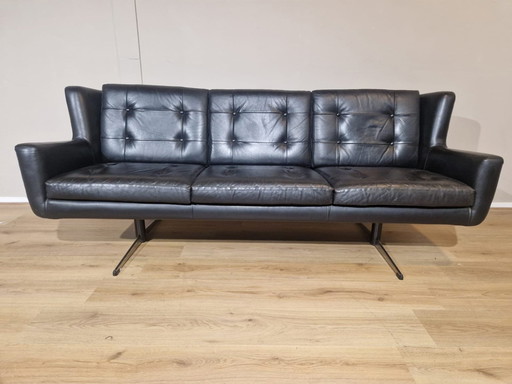 Skjold Sorensen - Canapé 3 places - 60s - Vintage - Black